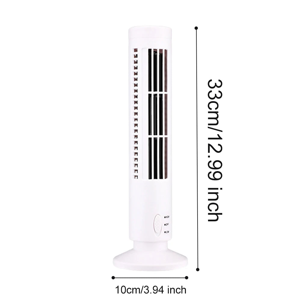 2000mAh Rechargeable Portable Tower Fan