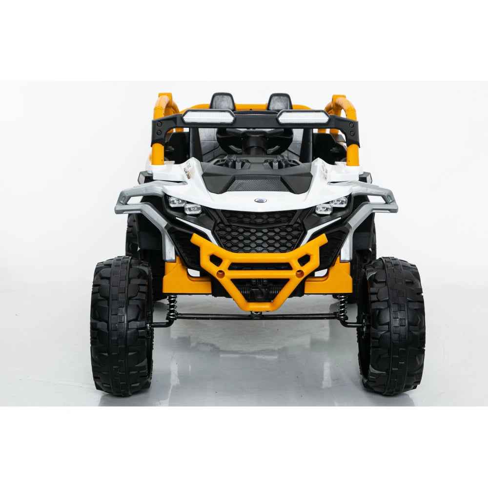 12V 2-Seater Ride-On UTV for Kids – Electric Truck with Remote Control, Flashlights, Suspension & Music