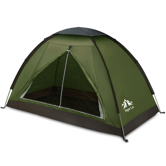 Night Cat 1-Person Backpacking Tent Lightweight Waterproof Camping & Hiking Shelter