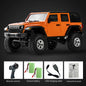 C8801 1:18 RC Climbing Jeep – 4WD Off-Road Rock Crawler with Lights, 2.4GHz Remote, 370 Motor & Simulation Body