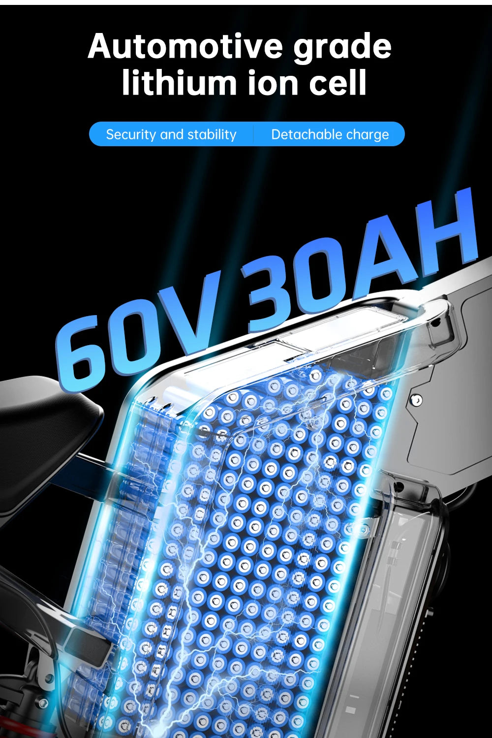 EKXBIKE X21 Max Electric Motorcycle – 3000W Brushless Motor, 60V 30Ah Battery, 85KM/H Speed, Off-Road E-Bike for Adults