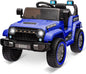 12V Electric Ride-On Truck for Kids – Battery-Powered Vehicle with Remote Control, LED Lights, Music & Spring Suspension