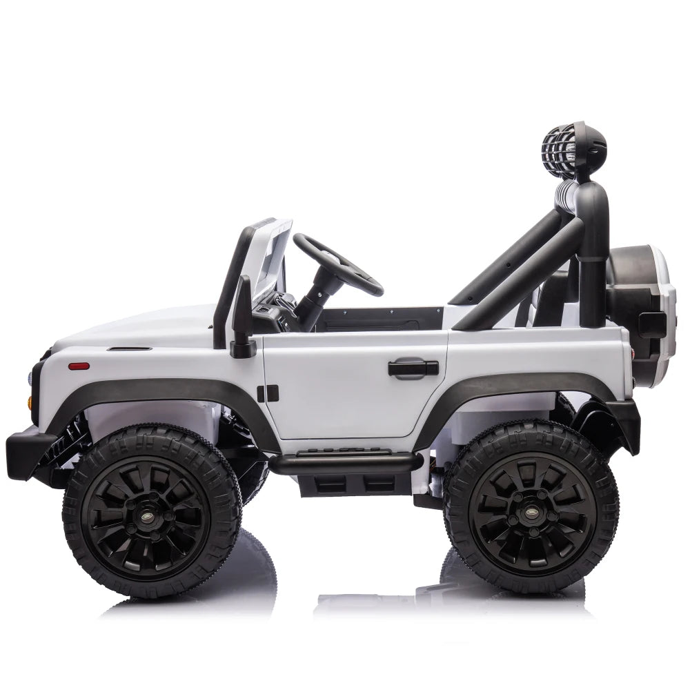 Licensed Land Rover Defender 90 XXL Ride-On Car – 24V Electric SUV with Bluetooth, Remote Control, and Four-Wheel Suspension