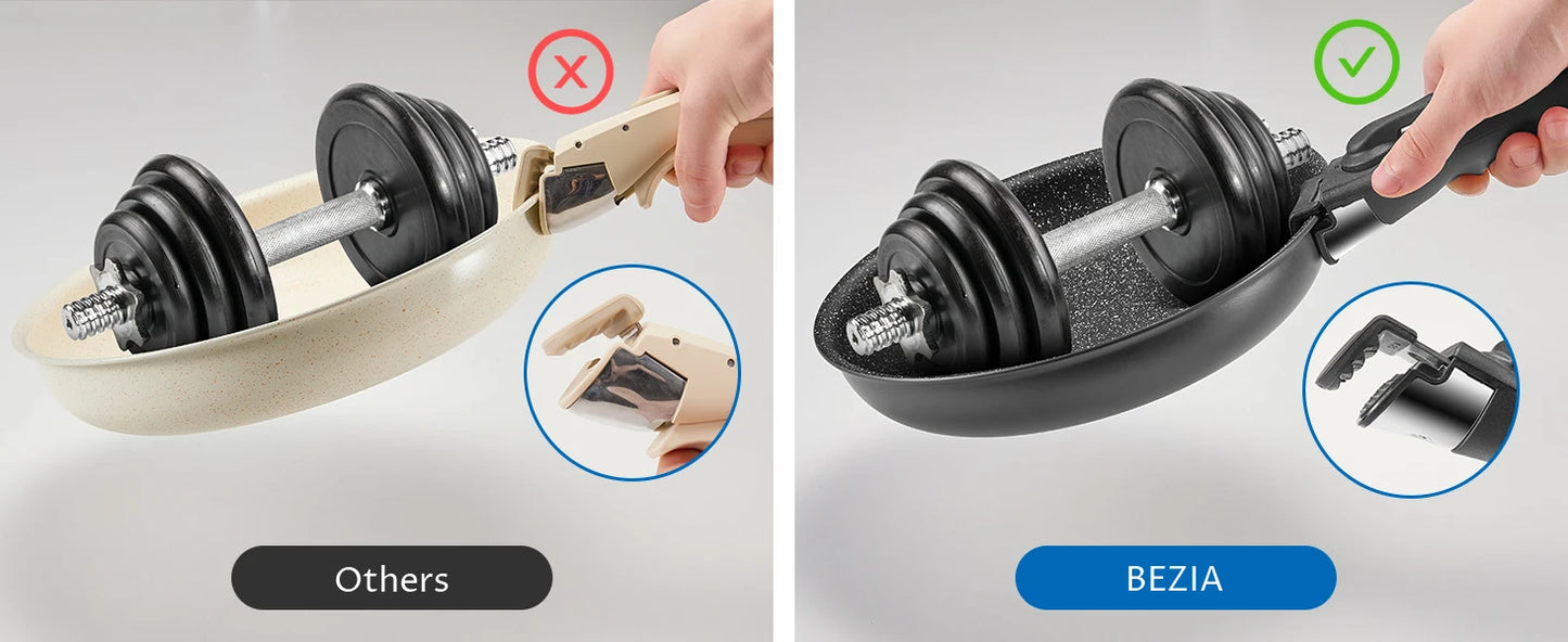 Induction Cookware Set 13 Pieces, Nonstick Pots and Pans Set with Removable Handles, for All Hobs, Stackable Design for RV