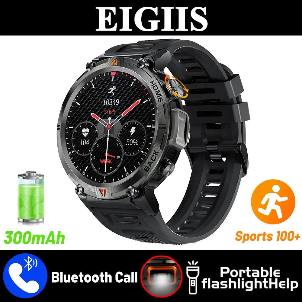 EIGIIS KE3 2025 Bluetooth Smartwatch for Men