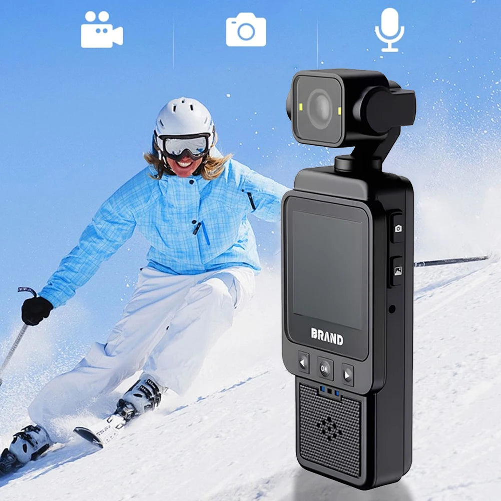 1080P WiFi Mini Body Camera with Rotating Lens & Mobile App Control