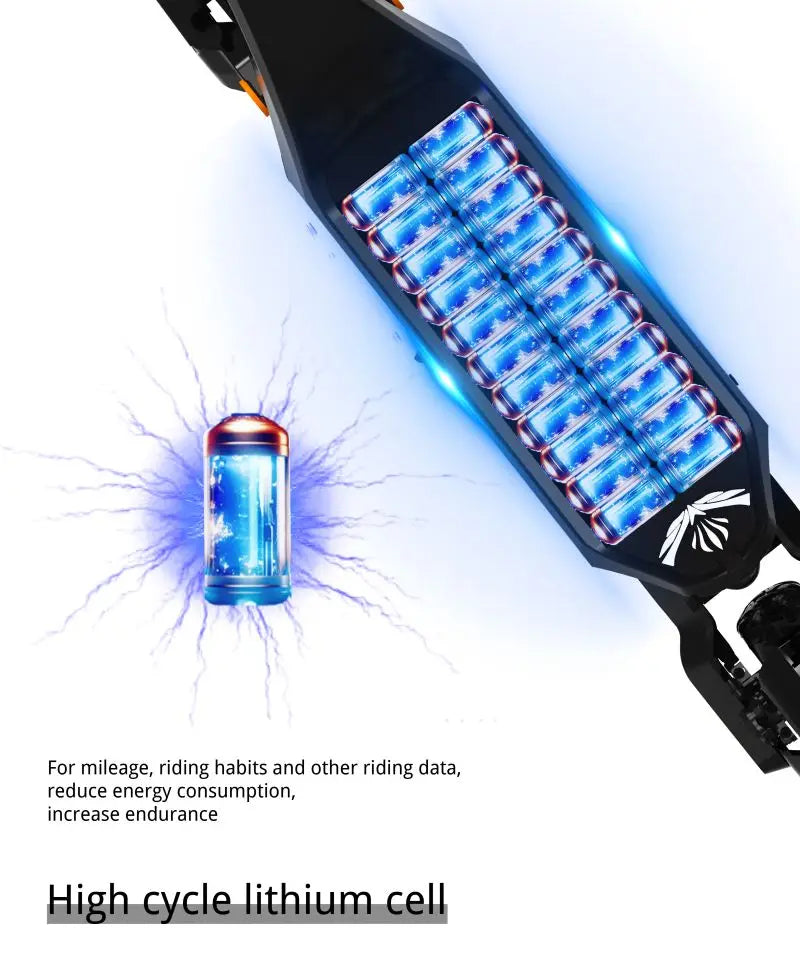 DT06 Dual Motor Electric Scooter – 2400W Power, 70KM/H Speed, 70KM Range, Hydraulic Suspension, Foldable Off-Road E-Scooter with NFC, LED Display & Turn Signals