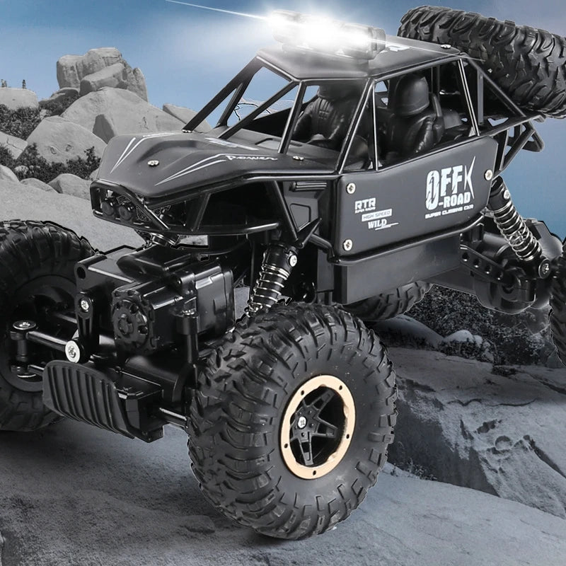 1:12 Scale 6WD RC Off-Road Rock Crawler – 38cm High-Speed Drift & Climbing Truck with 2.4GHz Remote Control