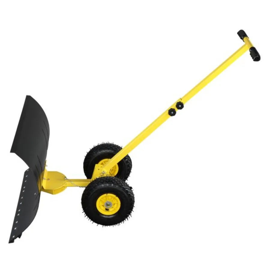 7447cm Iron Yw THandle Black Blade Adjustable HumanPowered Snow Plow