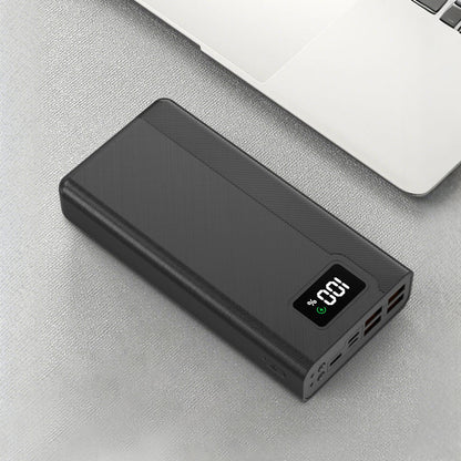 40000mAh Ultra High-Capacity Power Bank – Multi-Device Fast Charging | LED Display | 4 Outputs + 3 Inputs | Portable for Travel, Camping & Emergencies