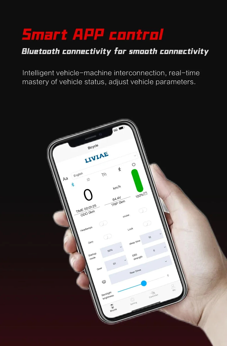 Boyueda S5 Electric Scooter – 6000W Dual Motor, 60V 38Ah Battery, 85 KM/H Max Speed, 120 KM Range, Hydraulic Suspension and Brakes