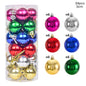 24/36 Pcs Hanging Christmas Tree Ornaments 3/4CM Balls Multiple Colors
