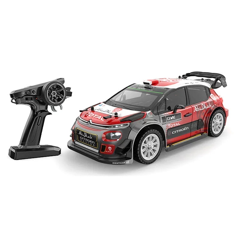 MJX Hyper Go 14304 1:14 Volkswagen Polo R WRC Brushless RC Car – 42KM/H Drift Rally Racer with Gyro, Lights & Metal Chassis