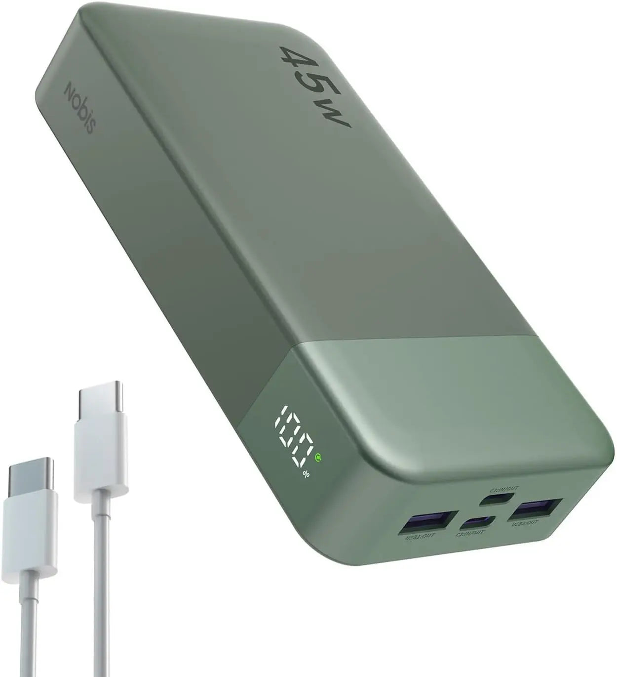 NOBIS 45W Fast Charging Power Bank 20000mAh Portable Charger