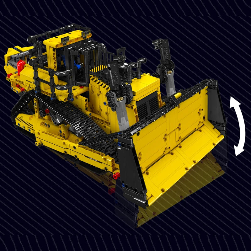 Remote-Controlled Bulldozer Building Block Set – 1508PCS D11 RC Construction Vehicle Toy by Mould King
