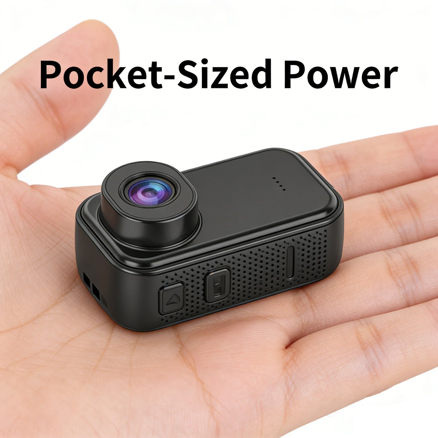 1.44" HD 1080P Thumb-Sized Action Camera with Memory Card & IPS Screen