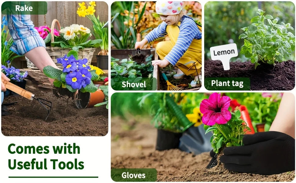 Garden Bed 128 Gallon – 8 Grid Raised Plant Grow Bag