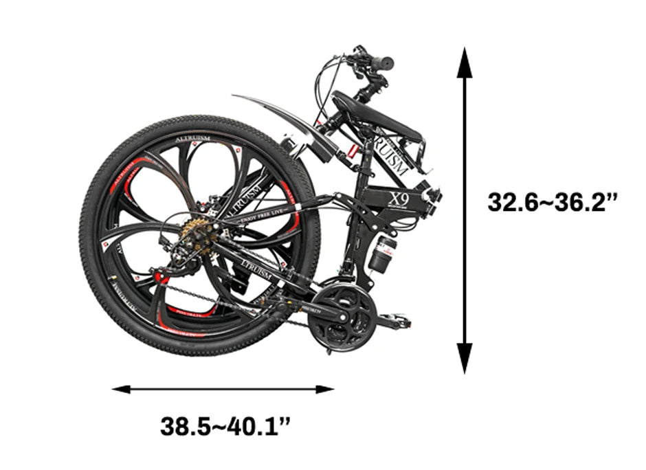 26 Inch Mountain Bike for Men & Women, 21 Speed Dual Suspension Adult Bicycle with Adjustable Disc Brake High Carbon Steel Frame