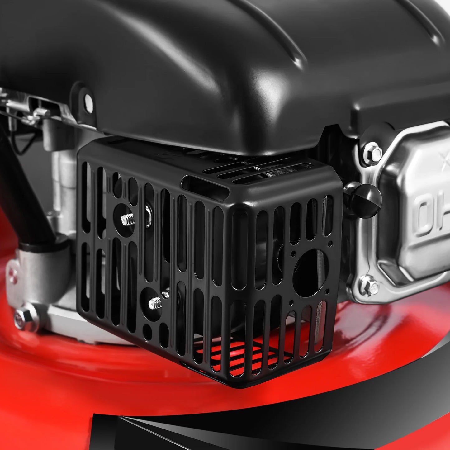 Self-Propelled Gas Lawn Mower 5HP 140CC, 20 Inch Cutting Width with 60L Grass Bag, 8 Height Adjustable 4-Stroke Engine