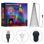 Led Lights String Bluetooth Application Control DIY Image LED RGB Fairy Christmas Tree Lights Holiday Decorations