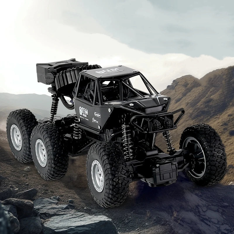 1:12 Scale 6WD RC Off-Road Rock Crawler – 38cm High-Speed Drift & Climbing Truck with 2.4GHz Remote Control