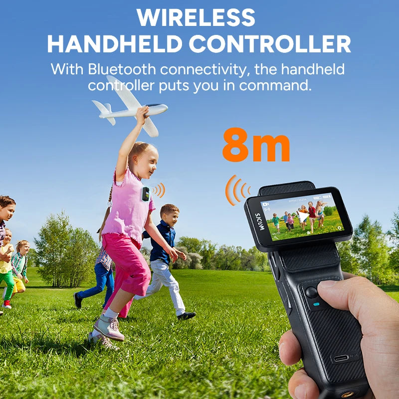 SJCAM C400 4K Pocket Camera with Stabilization & WiFi Touch Screen