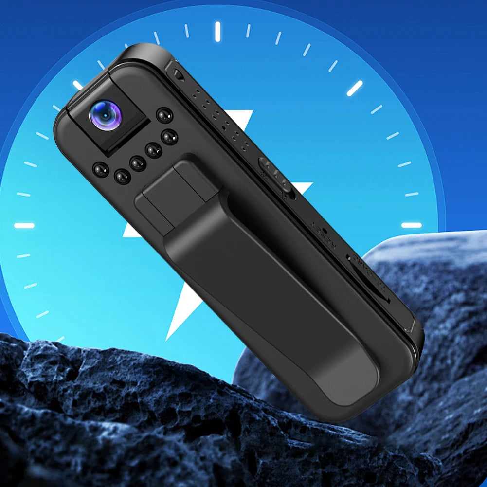 1080P HD Mini Body Camera with Night Vision & Motion Detection
