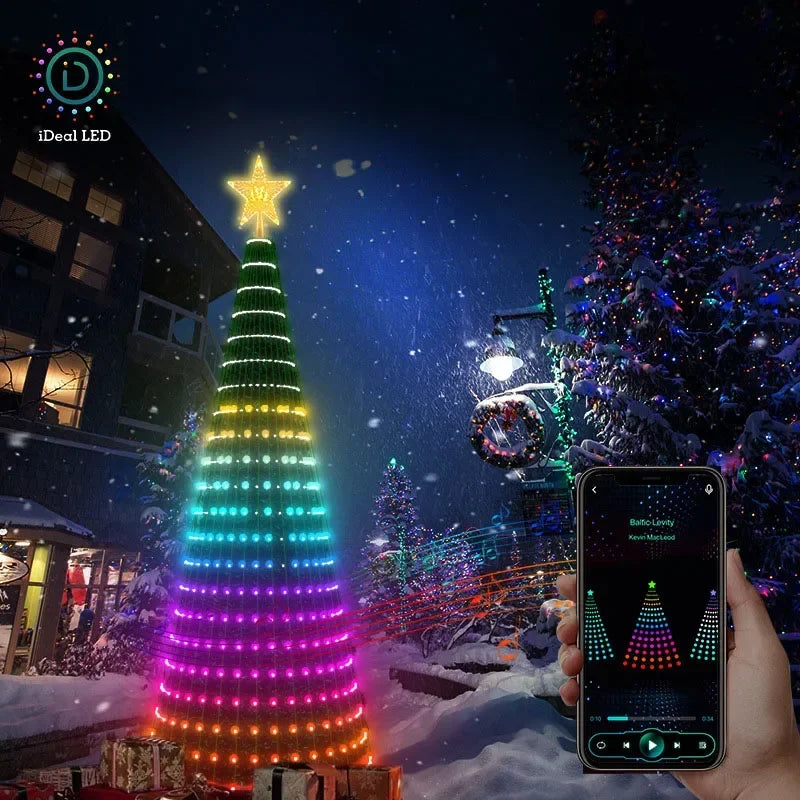 400 LEDs Smart RGB LED String Christmas Tree Lights Holiday Decoration Christmas Decorations