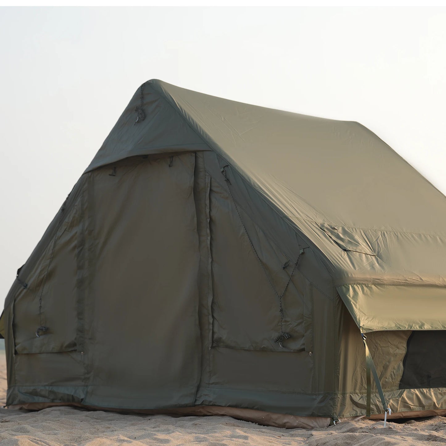 Inflatable Glamping Tent Luxury Air Tent for Camping with Stove Jack (4–8 Person)