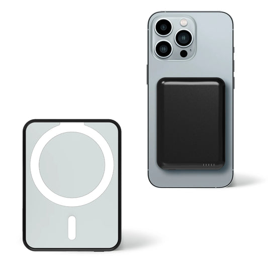 Magnetic Wireless Power Bank 5000mAh – Slim & Portable Fast Charger