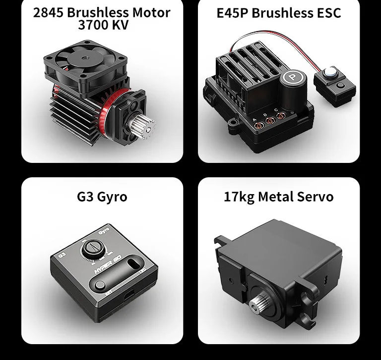 MJX Hyper Go 14304 1:14 Volkswagen Polo R WRC Brushless RC Car – 42KM/H Drift Rally Racer with Gyro, Lights & Metal Chassis