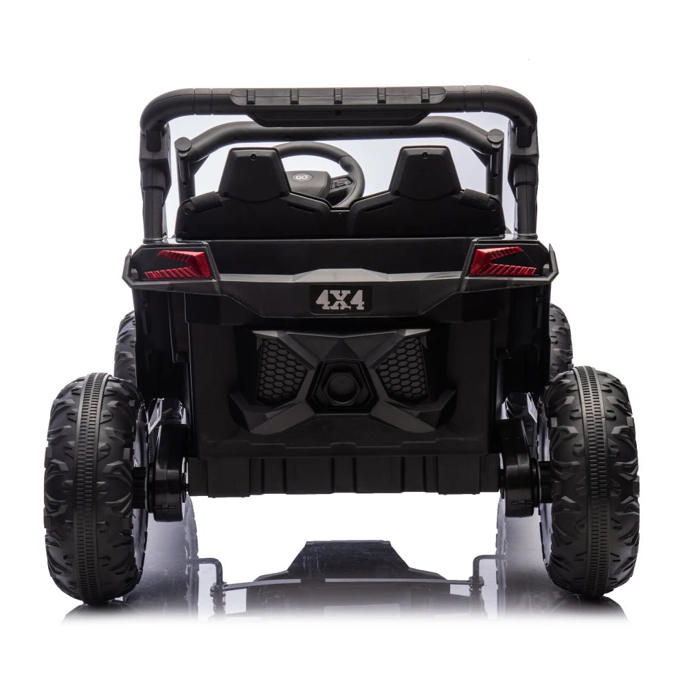 24V Two-Seater Electric Ride-On UTV for Kids – Remote Control, 4-Wheel Suspension, Slow Start & Big Wheels for Ages 3+