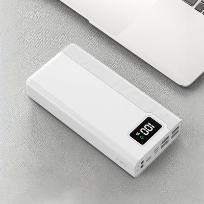 40000mAh Ultra High-Capacity Power Bank – Multi-Device Fast Charging | LED Display | 4 Outputs + 3 Inputs | Portable for Travel, Camping & Emergencies