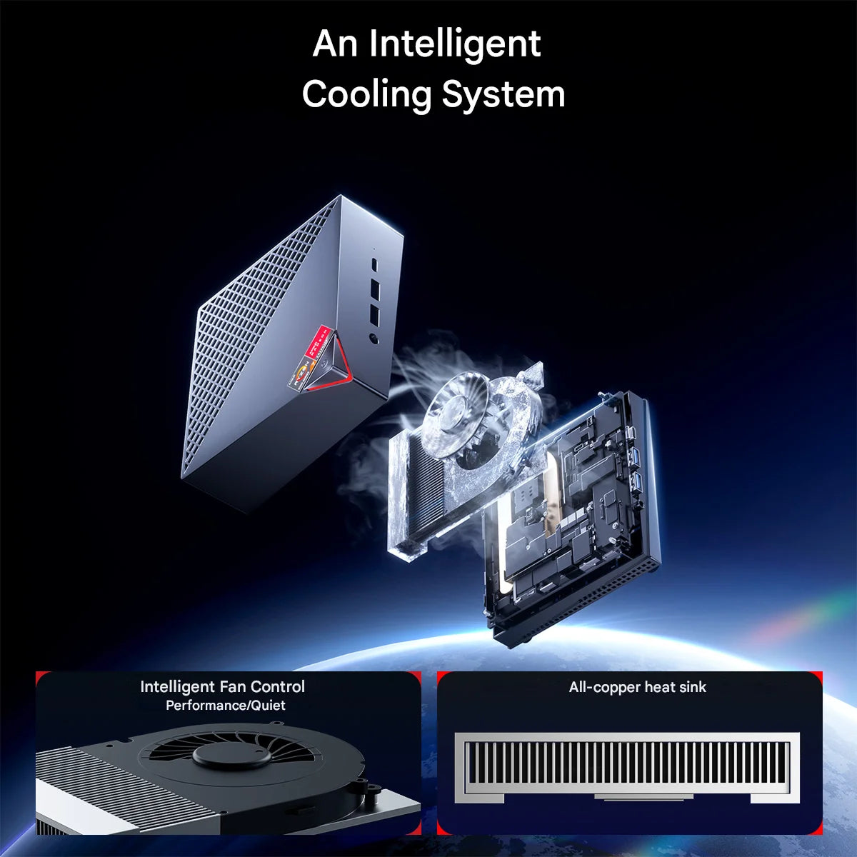 ACEMAGIC AM06Pro Mini PC – Ryzen 7 5825U, 16/32GB RAM, 512GB SSD, Windows 11 Pro, WiFi 6, BT 5.2, 4K Triple Display