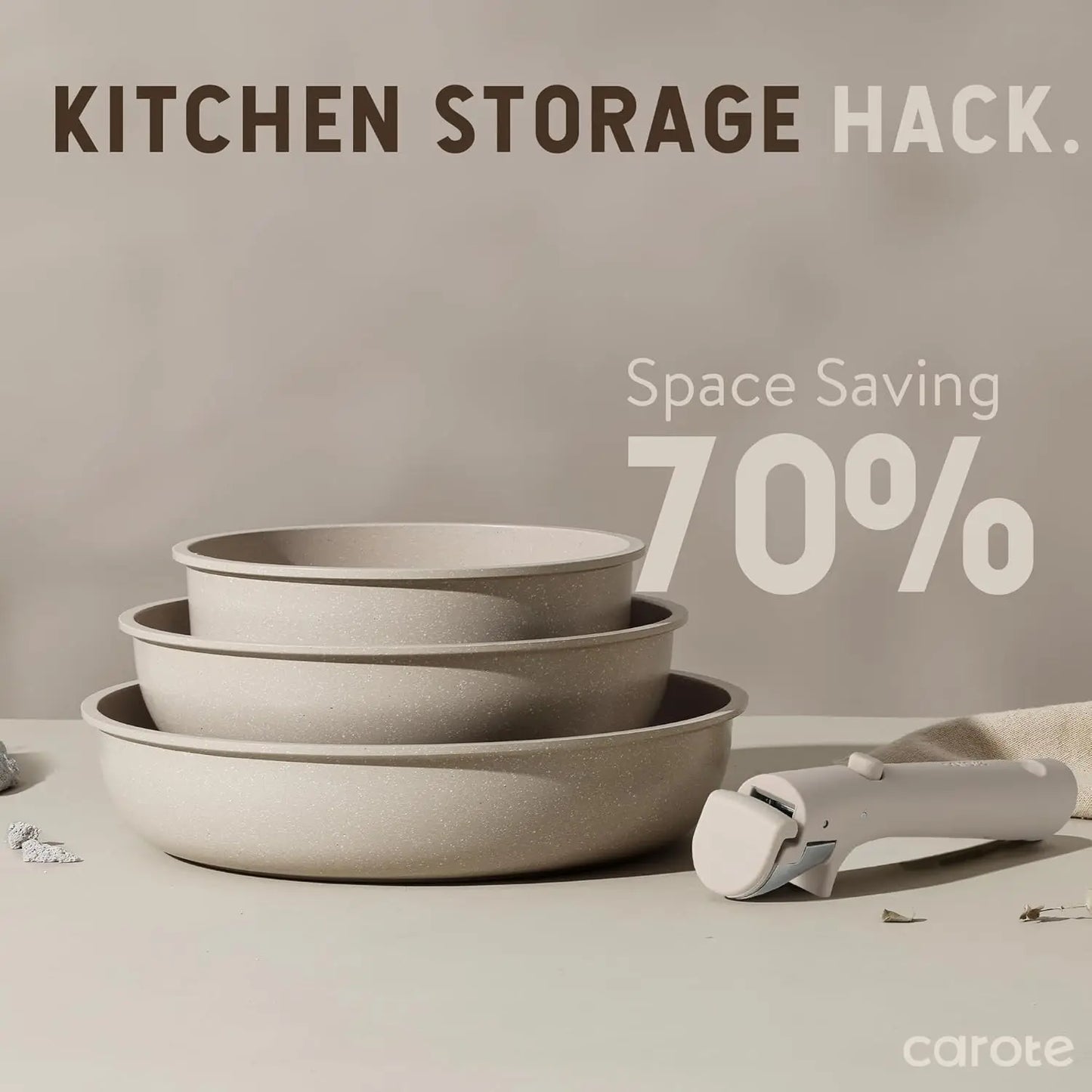 35pcs Pots and Pans Set Non Stick, Cookware Set, Removable Handle Pots and Pans Nonstick, RV Oven Safe Cookware, Induction Kitch