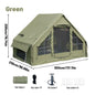PAKICETUS Inflatable Camping Tent with Skylight, Quick Setup Family Glamping Tent for 4-6 People