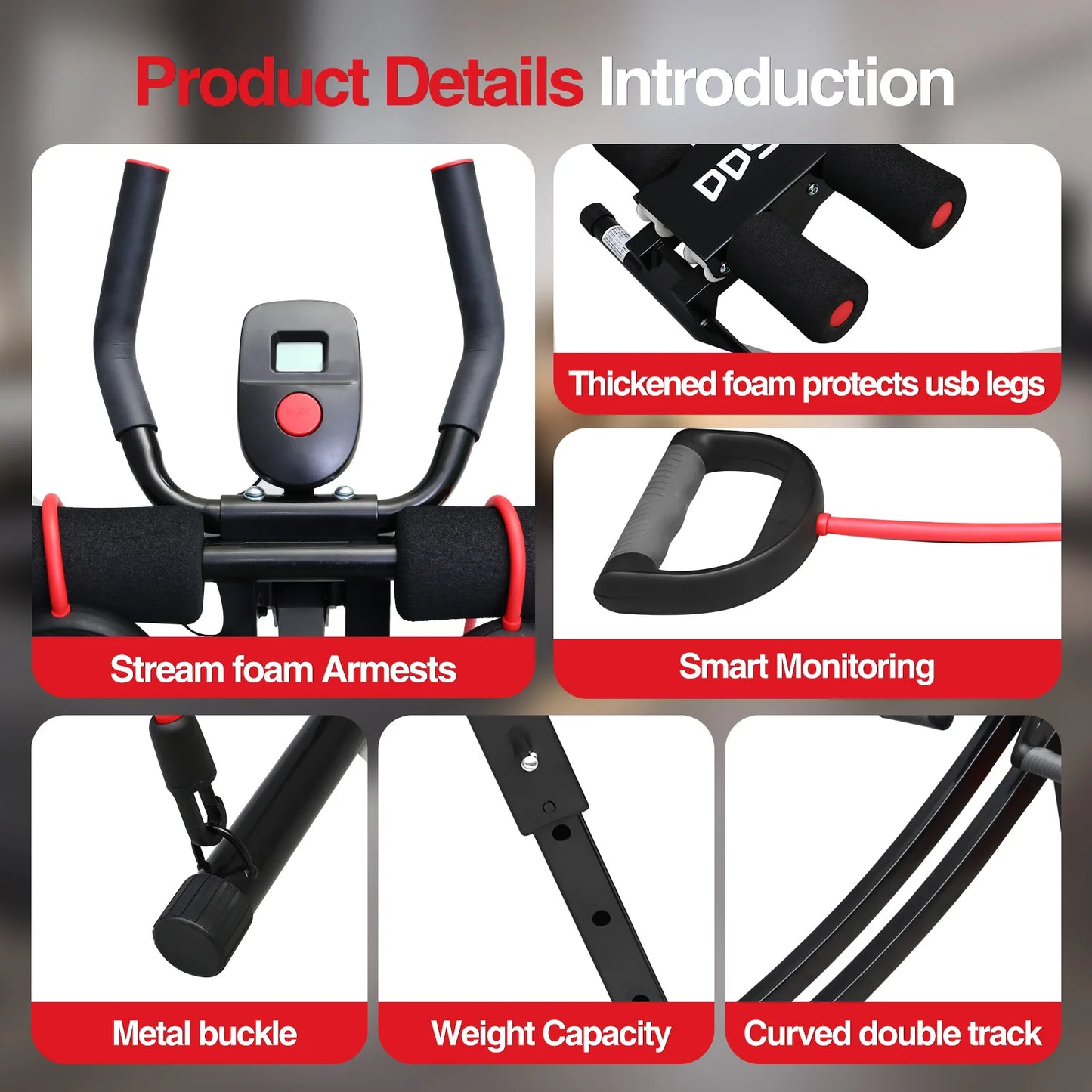 GIKPAL Foldable Ab Machine