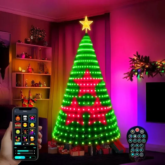 400 LEDs Smart RGB LED String Christmas Tree Lights Holiday Decoration Christmas Decorations
