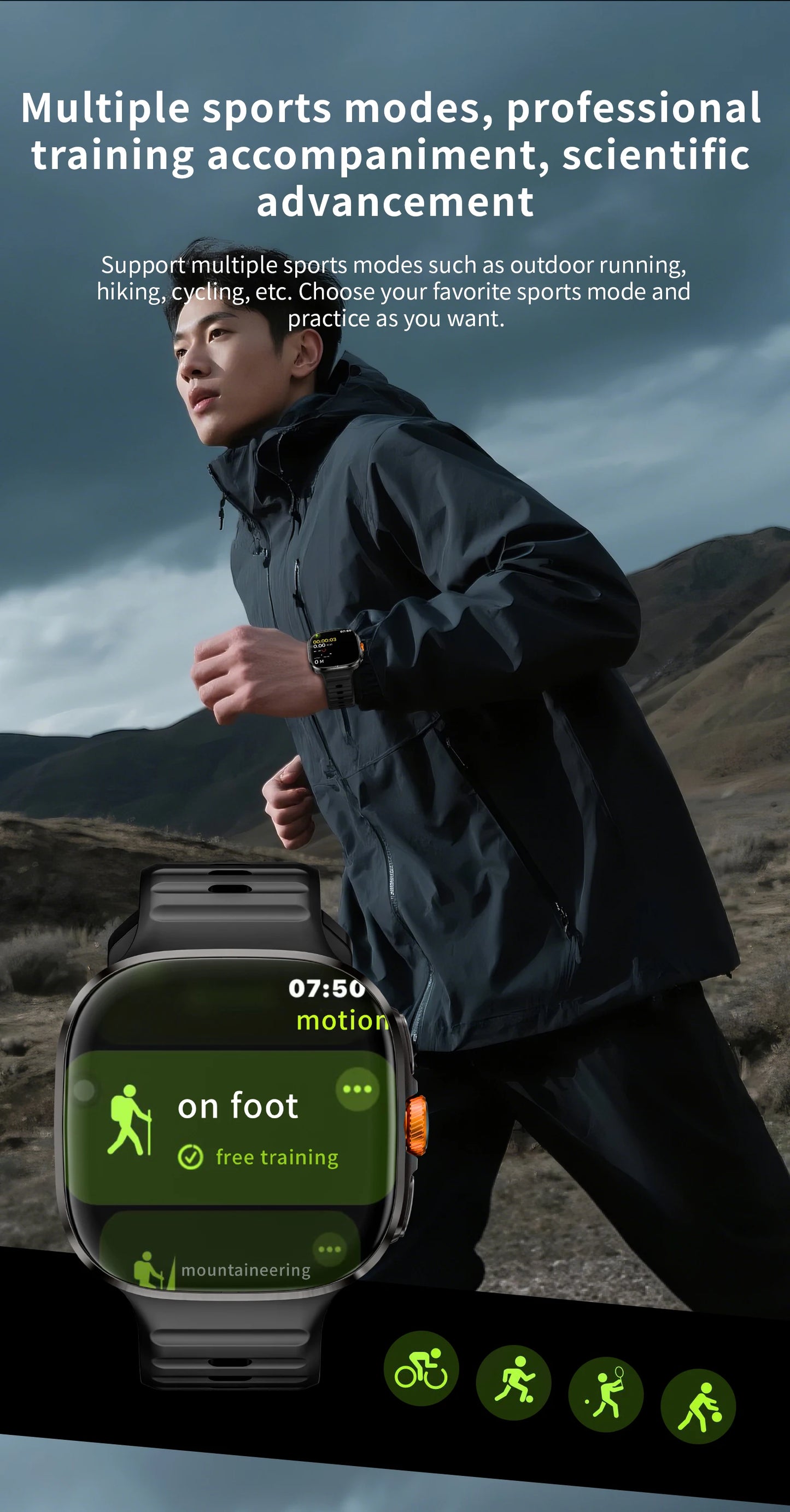 LOKMAT APPLLP 6 MAX – Android Smart Watch Phone | 2.16-Inch AMOLED Display | 4G/5G SIM | Rotating Camera | AI ChatGPT Integration