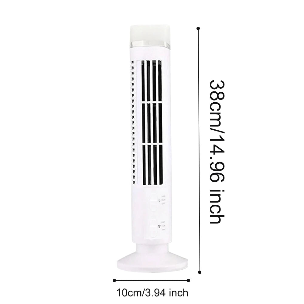 2000mAh Rechargeable Portable Tower Fan