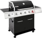 GA5404H 5-Burner Propane Gas Grill with Side Burner & Warming Rack – 64,000 BTU Outdoor BBQ Grill