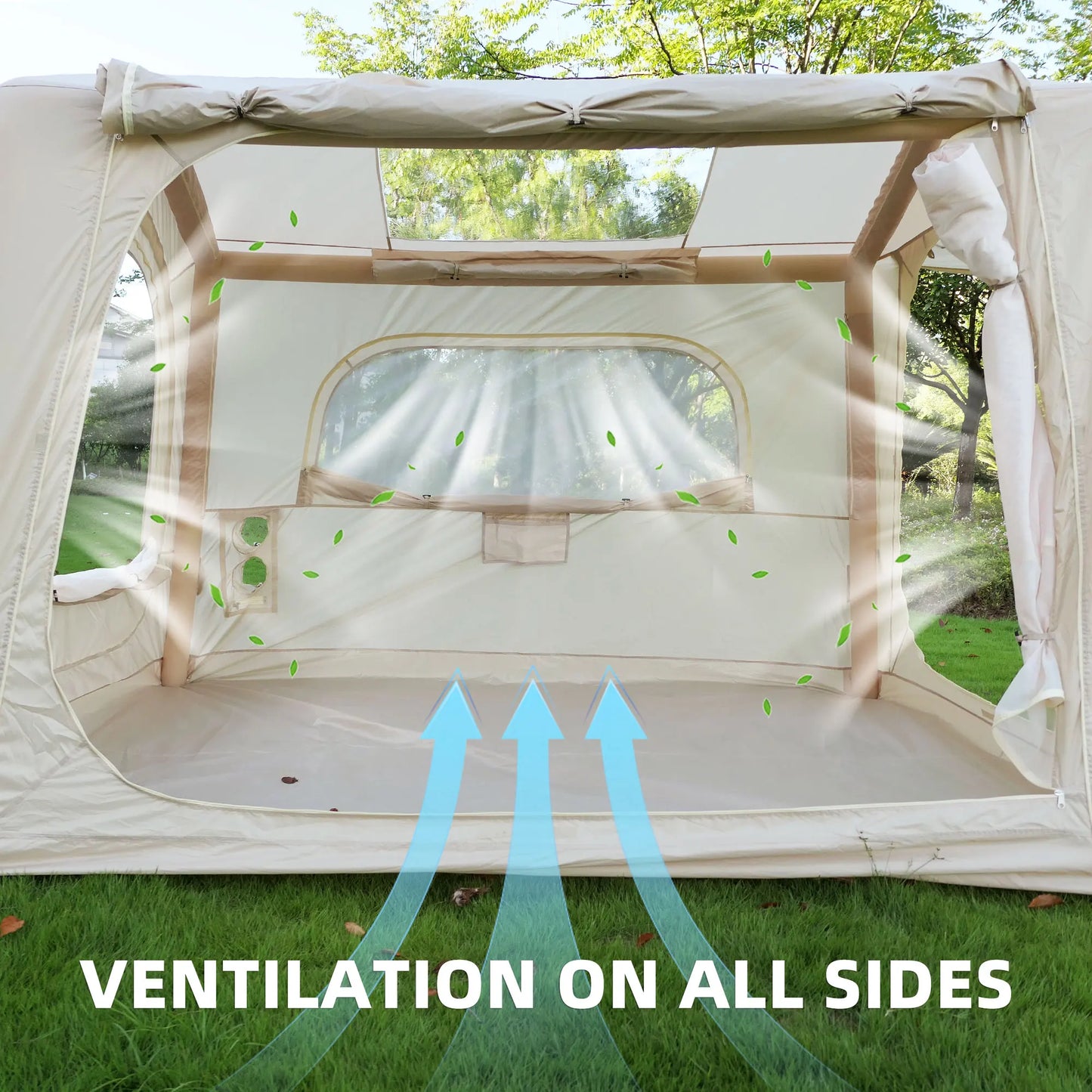 Inflatable SUV Camping Tent – Waterproof Air Tent with Easy Setup for 4-6 People