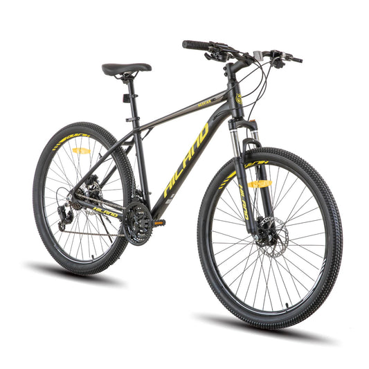 Hiland 26” Full Suspension Mountain Bike – 21 Speed Dual Disc Brake All-Terrain Bicycle