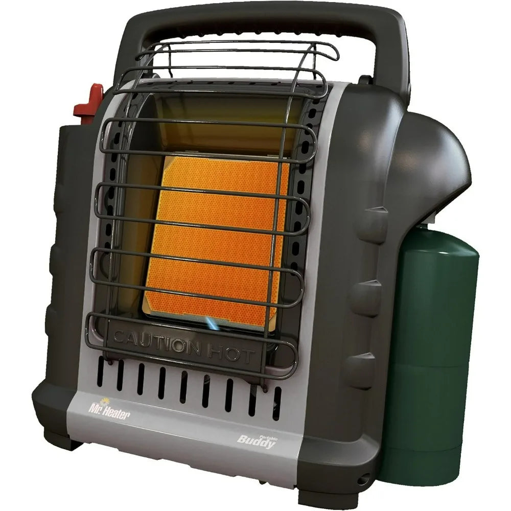9,000 BTU Portable Buddy Radiant Propane Heater – Outdoor-Safe Heat for Campsites, Patios & More