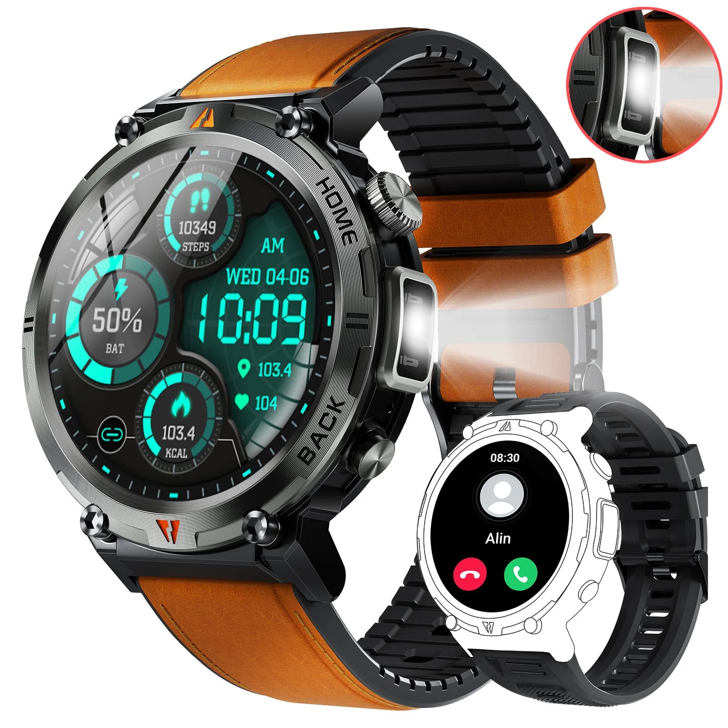 EIGIIS KE3 2025 Bluetooth Smartwatch for Men