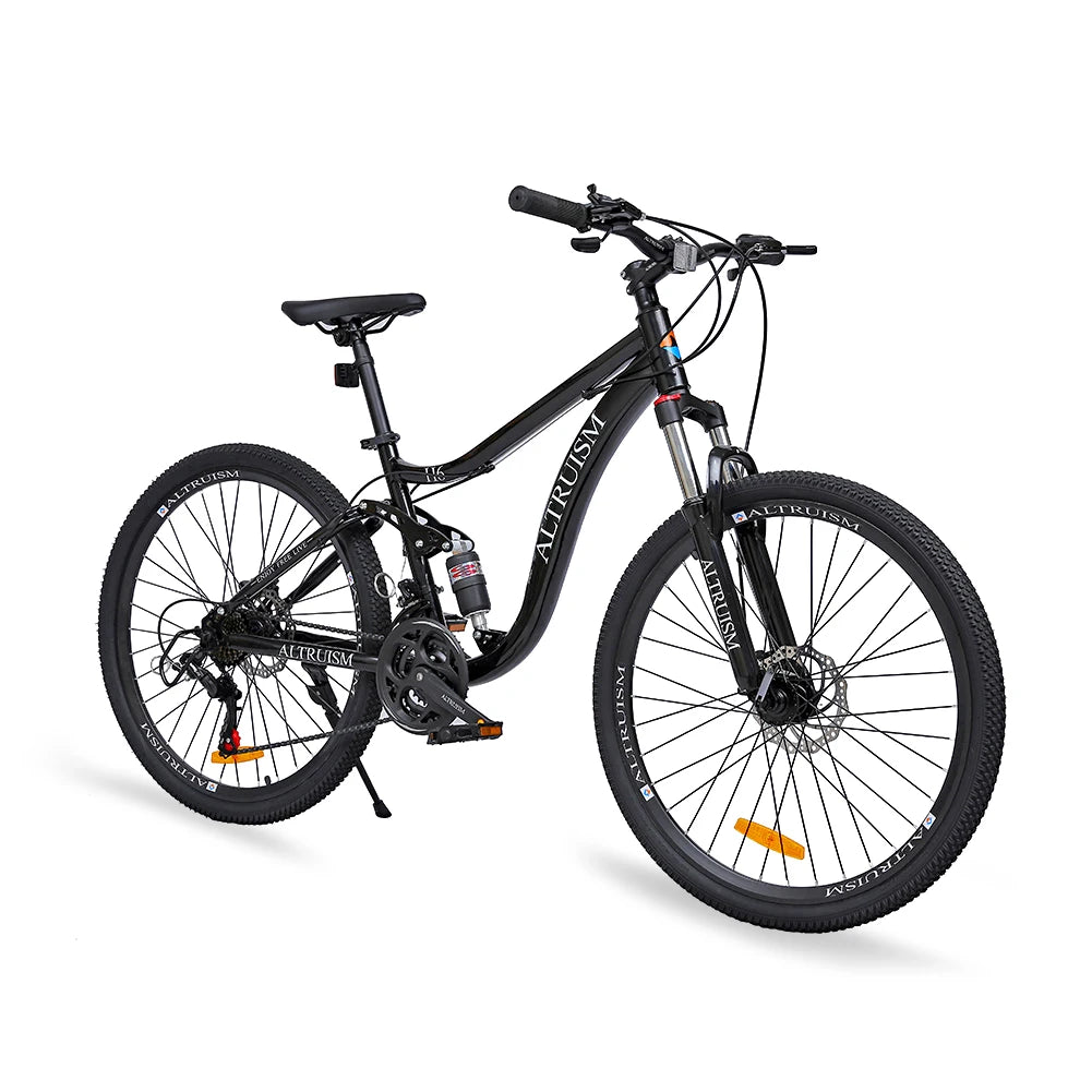 26” 21-Speed Full Suspension Mountain Bike – Durable, Smooth & Adventure-Ready