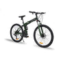 26 Inch Mountain Bike for Men & Women, 21 Speed Dual Suspension Adult Bicycle with Adjustable Disc Brake High Carbon Steel Frame