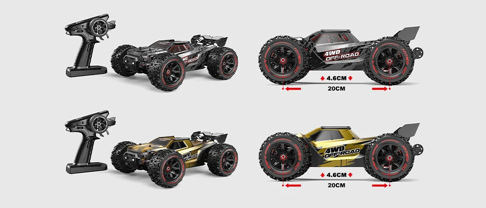 MJX 14209 14210 V3.0 1/14 RC Car 75km/h Brushless Hyper Go 2.4G Remote Control 4WD Off-road Racing RC Truck Electric Hobby Toy