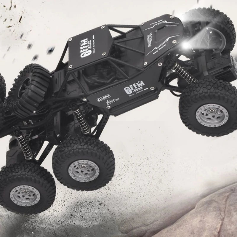 1:12 Scale 6WD RC Off-Road Rock Crawler – 38cm High-Speed Drift & Climbing Truck with 2.4GHz Remote Control