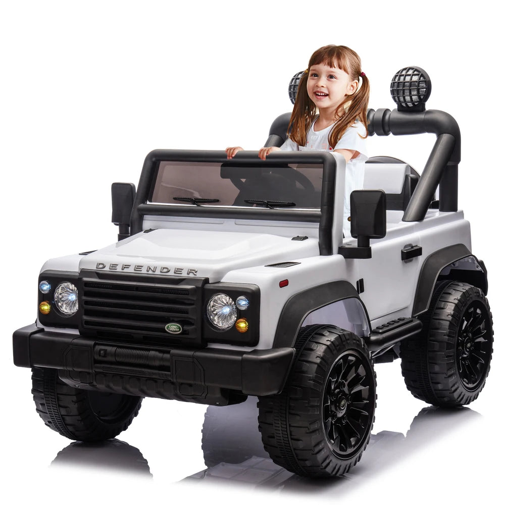 Licensed Land Rover Defender 90 XXL Ride-On Car – 24V Electric SUV with Bluetooth, Remote Control, and Four-Wheel Suspension